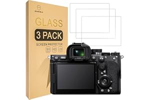 Mr.Shield Ochraniacz Ekranu do Sony Alpha A7R V A7RV A7R5 / Alpha 7R V Camera, [3 Sztuki] Film Szkło Hartowane 9H, Odporny na Zarysowania, HD Przejaśniać