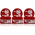 RedOne Hair Styling Wax Red 3x 150 ml | Edge Control | Hair Gel Wax | Ultra Hold | Strawberry Scent | Men & Women Hair Wax | Maximum Control 3 PCS
