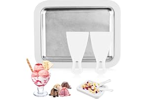 MPLEHDA Patelnia do robić lodów, roliwna maszyna z 2 szpatułkami