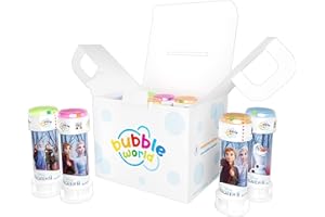 Bubble World - 103.658000 - Frozen - Party Pack de 12 Tube de Bulle de Savons - 60 ml