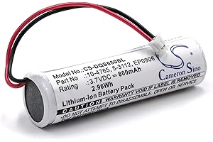 vhbw Akumulator litowo-jonowy 800 mAh (3,7 V) do skanera kodów kreskowych EC terminal POS zastępuje dane 5-3112, EP0906