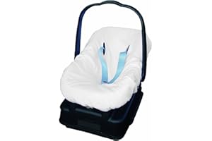 Baby Minder Italbaby_050.0060-05 Copriovetto Universale, Spugna Di Cotone, Made In Italy, Bianco