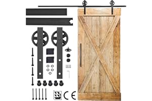 Stolmet Okucie do drzwi przesuwnych, szyna, okucie, system drzwi przesuwnych, kompletny zestaw, 2 m