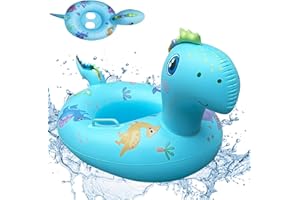 KIKVTER Anello di Nuoto per Bambini, Salvagente Neonato, Salvagente Gonfiabile per Bambini, Anello di Nuoto, Piscina Galleggiante Neonato, Ciambella Gonfiabile Neonato, per Infant 6 Mesi a 3 Anni