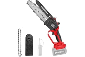 Mini Motosega, Avhrit 8 Pollici Motosega a Motore Brushless con Sistema di Lubrificazione, Tensionamento Della Catena Senza Attrezzi, Compatibile con Batterie Makita 18V (Nessuna Batteria Inclusa)