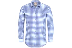 Stockerpoint Chemise Traditionnelle (modèle: OC-Franzl), Bavaroise à Carreaux pour Homme