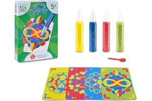 Sabbiarelli Sand-it For Fun - Kit Mandala Infinity, Set Creativo con Sabbia Colorata, Attività Manuale Rilassante e Sensoriale, Pregrafismo, Idea Regalo Compleanno o Natale Bambini 5+