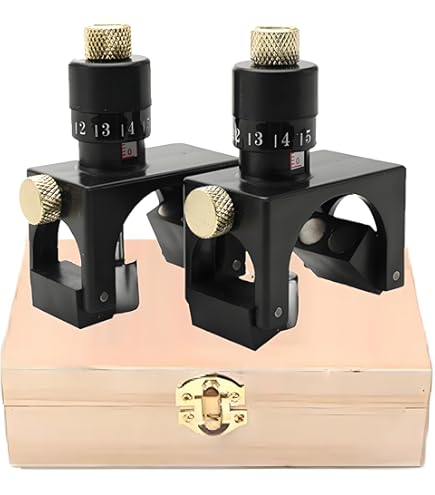 Jig Schaafmessen, 2 stuks, magnetisch, instelmes, verstelbare