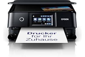‎EPSON Epson Expression Photo XP-8700 3-in-1 Tinten-Multifunktionsdrucker (DIN A4, Scanner, Kopierer, WiFi, Duplex, 10,9 cm Touchscreen, Einzelpatronen, 6 Farben), Amazon Dash Replenishment-fähig, schwarz