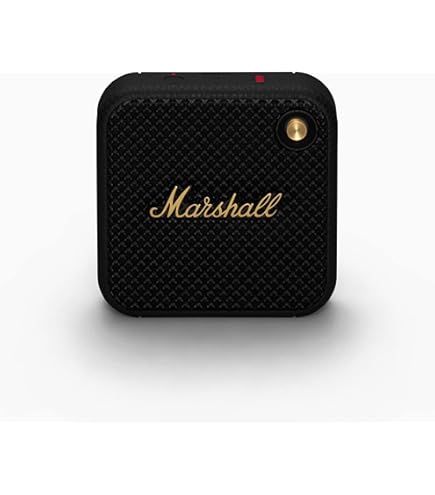 Marshall Emberton II Portable Bluetooth Speaker, Black/Brass