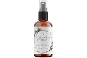 Rosmarinwasser 100ml | Für Haut & Haare von Nordic Pure | Vitalisierendes Rosmarin-Extrakt zur Pflege von dünnem, trockenem & brüchigem Haar | Rosmarin Hydrolat ohne Öl