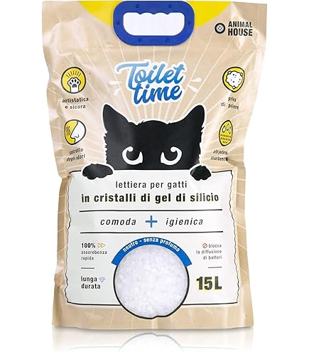 Lettiera Per Gatti Al Silicio - 15 Litri Senza Profumo Aumapet - Foto 6