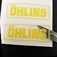 Twisted Melon Ohlins Yellow clear vinyl replacement sponsor graphics decals stickers graphics x 4 SMALL Style #1