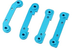 Keenso Juego de Brazo oscilante, Brazo oscilante de Aluminio, Brazo oscilante Reforzado para Coche RC, Juego Fijo, Piezas de Repuesto para Coche RC para Wltoys 144001 1/14