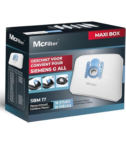 40 Staubsaugerbeutel Von Mr.Clean – Kompatibel Mit Siemens VS06A111 / VS06B1110
