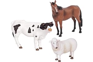 Terra by Battat Set de fattoria Pecora Toro Cheval AN2810Z, AN2839Z