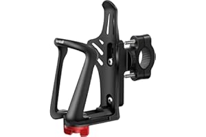 Lamicall Adjustable Bike Water Bottle Holder - [Fit 1.9-2.8" Diameter Bottle] [For Handlebar & Frame] Motorcycle Cup Holder, Bicycle Drink Cage with Screw Tool, For 48-71 mm Bottles