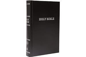 KJV, Pew Bible, Large Print, Hardcover, Black, Red Letter, Comfort Print: Holy Bible, King James Version