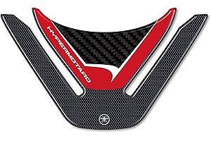 labelbike - Autocollant Réservoir en en Résine Gel 3D Compatible avec Moto Ducati Hypermotard 950