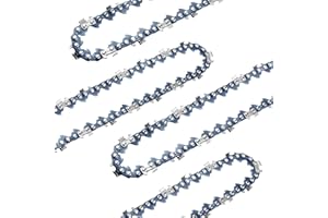 Vastar 4pcs 16 Inch Chainsaw Chain 3/8" LP Pitch .050'' Gauge 56 Drive Links, Chain Saw Chains for 16 Inch Chain Replacement, Low-Kickback Carbon Steel Chain Saw Chains