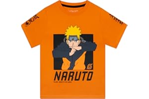 Naruto Tshirt Bambino | Maglietta Anime | T Shirt Bambino Anime per Estate | Maglietta Ragazzo Cotone