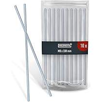 HELPMATE - Gewindestange M10 x 330 mm aus verzinktem Stahl - 2 Stück