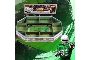 GENERISCH SNACKADIUM PRO - SNACKSTADION für American Football Fans, Geschenk zum Super Bowl Geburtstag oder Feier, Snackstadium passend zur NFL - XFL - ELF (Teamfarbe Grün)