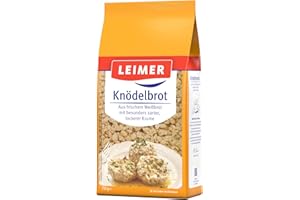 ‎LEIMER LEIMER Knödelbrot 750g - Zarte, lockere Struktur für besonders leichte Knödel, perfekt geeignet für alle Knödelvariationen oder Füllungen (1x750g)