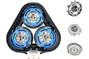 JIANCENGYU SH50 Scherkopf kompatibel mit Philips Series 5000, (Inklusive Halterung) SH50 Ersatzscherkopf für Philips Rasierer AT8xx, AT7xx, PT8xx, PT7xx