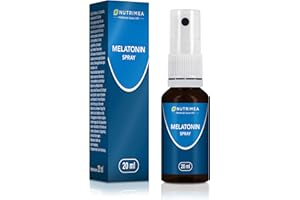 ‎PLASTIMEA Melatonin Einschlaf-Spray mit Sofort-Effekt - Gegen Schlaflosigkeit und Anspannung - Einschlafspray mit Melatonin und Melisse für die Nerven, 20ml