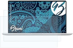 Bruni Screen Protector compatible with Asus ZenBook 14 UX433FN Protector Film, crystal clear Protective Film (2X)