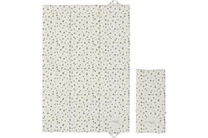 BABY COMFORT Portable Foldable Baby Travel Changing Mat | Soft, Waterproof, Compact Diaper/Nappy Changer | 40x60 cm (Spots)