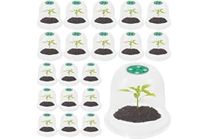 CINY 20 PCS Garden Plant Cloches, 19CM x 16CM, Protective cover for seedlings to protect plants from birds, snails and other animals, Suitable for vegetable, seedling, flower and fruit seedlings