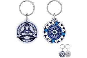 ‎PAWVIEW 2 Stück Set, PawView Hundemarke mit QR Code,personalisierter Hund und Katzentag mit Verlustschutz und Wasserdichtigkeit, online-Profil zum Aktualisieren von Notfallkontakten