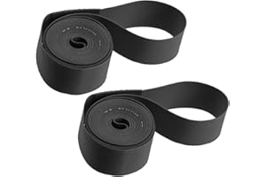 Hihaha 26" Bike Wheel Rim Strip Rim Tape Liner Tube Band PVC Black Pair Durable Material