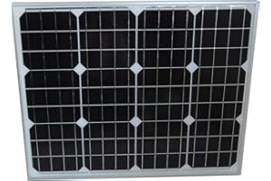 ODIPPO Pannello Solare Fotovoltaico 50W 12V Policristallino Impianto Camper Barca Baita
