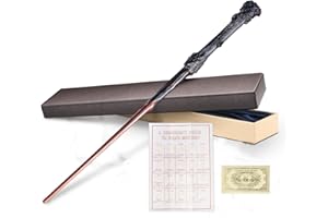 MeYuxg Bacchetta Magica Harry Potter Bacchette Magica di Silente Realizzata, Harry Wizarding World, Oggetto di Scena per Cosplay, Bacchetta di sambuco Articolo per Harry Potter Fan dai 7 Anni in su