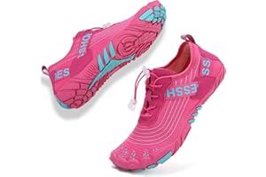 Topwolve Escarpines para Hombre Barefoot Secado Rápido Zapatos de Agua Respirable Antideslizante Zapatillas de Deportes Acuáticos Buceo Snorkel Surf Yoga