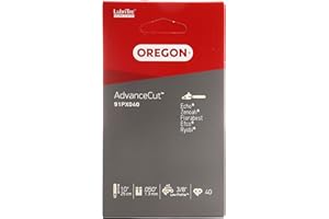 Oregon AdvanceCut 91PX Chaîne de tronçonneuse pour équiper les Elagueuses 25 cm Alpina, Black & Decker, Bosch, DOLMAR, Grizzly, Ikra, Matrix, Scheppach, Stiga, Worx , 40 Maillons Entraineurs