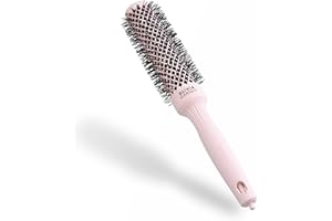 Olivia Garden Expert Blowout Speed – Brosse ronde en céramique avec un barrilet extra long pour des brushings 25% plus rapides