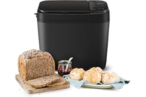 Panasonic SD-R2530 Automatic Bread maker, with Nuts Dispenser, 30 Programmes, 4 Gluten-Free Mode, Dual Temperature Sensors, 13 Hours Digital Timer, Black