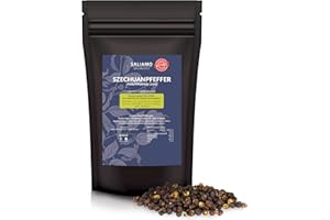 ‎SALIAMO Saliamo Szechuan Pfeffer - Timutpfeffer - Pfeffer ganz - schwarze Pfefferkörner - Grapefruit Pfeffer - aus Nepal - Wildsammlung - 100 g Packung