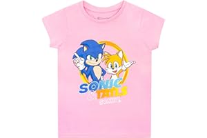 Sonic The Hedgehog T-Shirt Fille Sonic et Tails