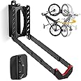 monTEK Swivel Bike Wall Mount, No Heavy Lifting Required Bike Wall Mount, Bike Hangers for Garage, Space-Saving Bike Rack Garage, Easy to Load and Unload, Bike Hanger Can Hold Up to 77 lbs