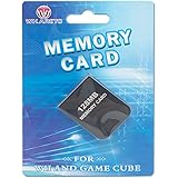 WiCareYo 128MB Black Memory Card für Wii NGC Gamecube Konsole