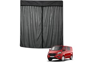 HAMON Auto Seitentür Schiebetür Insektennetz Sonnenschutz Moskitonetze Moskitonetz Ersatz für Ford Transit Custom, Outdoor Camping Auto Anti-Fliege Sonnenschutz Net Anti-Moskito Net Magnetic Mesh