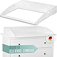 WOLKENGLÜCK® Wickelaufsatz für IKEA Hemnes Kommode [88x75x13cm] - Hochwertiger Hemnes Wickelaufsatz mit Sicherheitsbefestigun