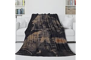 ZIMONJO Haaland Weiche Decke - Fußball Decke Geburtstag Geschenk Für Ehemann Freund Freundin Nachbar 40x50inch(100x130cm)