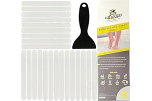 GMHOME GM,Antideslizante Bañera,Antideslizante Ducha,Pegatinas Antideslizantes Bañera 24 Piezas Adhesivas,Pegatinas Antideslizantes Ducha,Tiras Adhesivas De Seguridad Para Bañeras,Baños,Duchas y Escaleras.