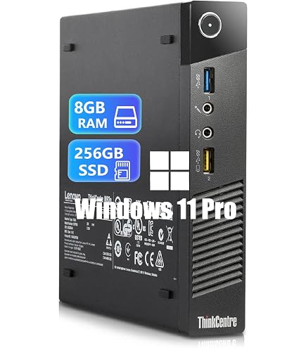 Lenovo ThinkCentre M900 Tiny PC Mini Computer, Intel Core i5-6500